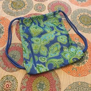 GORGEOUS NWT Mixed Bag Designs paisley canvas backpack
